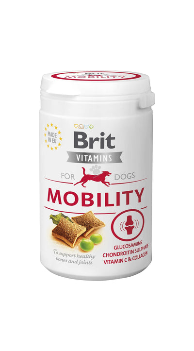 Brit Vitamins Mobility - витамини за активни кучета, поддръжка на ставите 150 гр