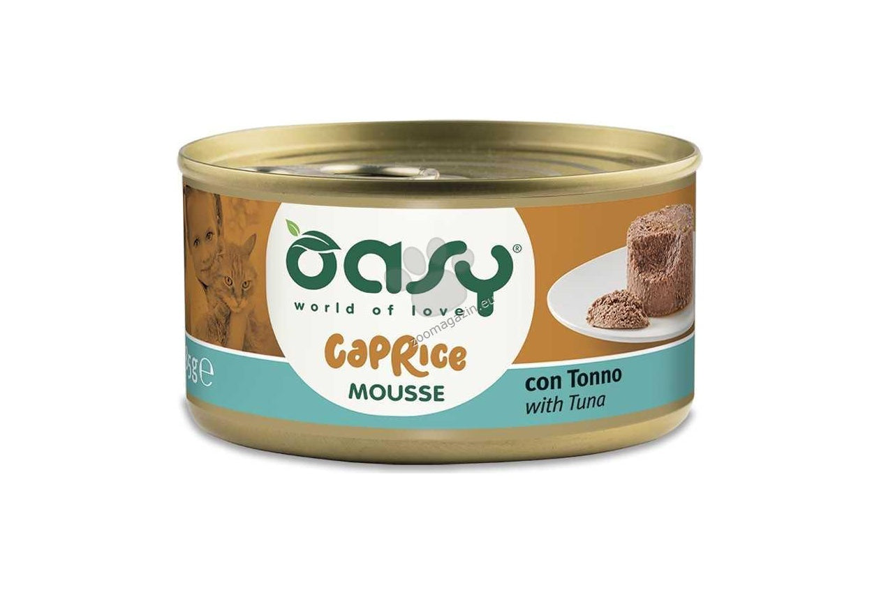 Oasy Caprice Mousse with Tuna - мус за котки с риба тон 85 гр.