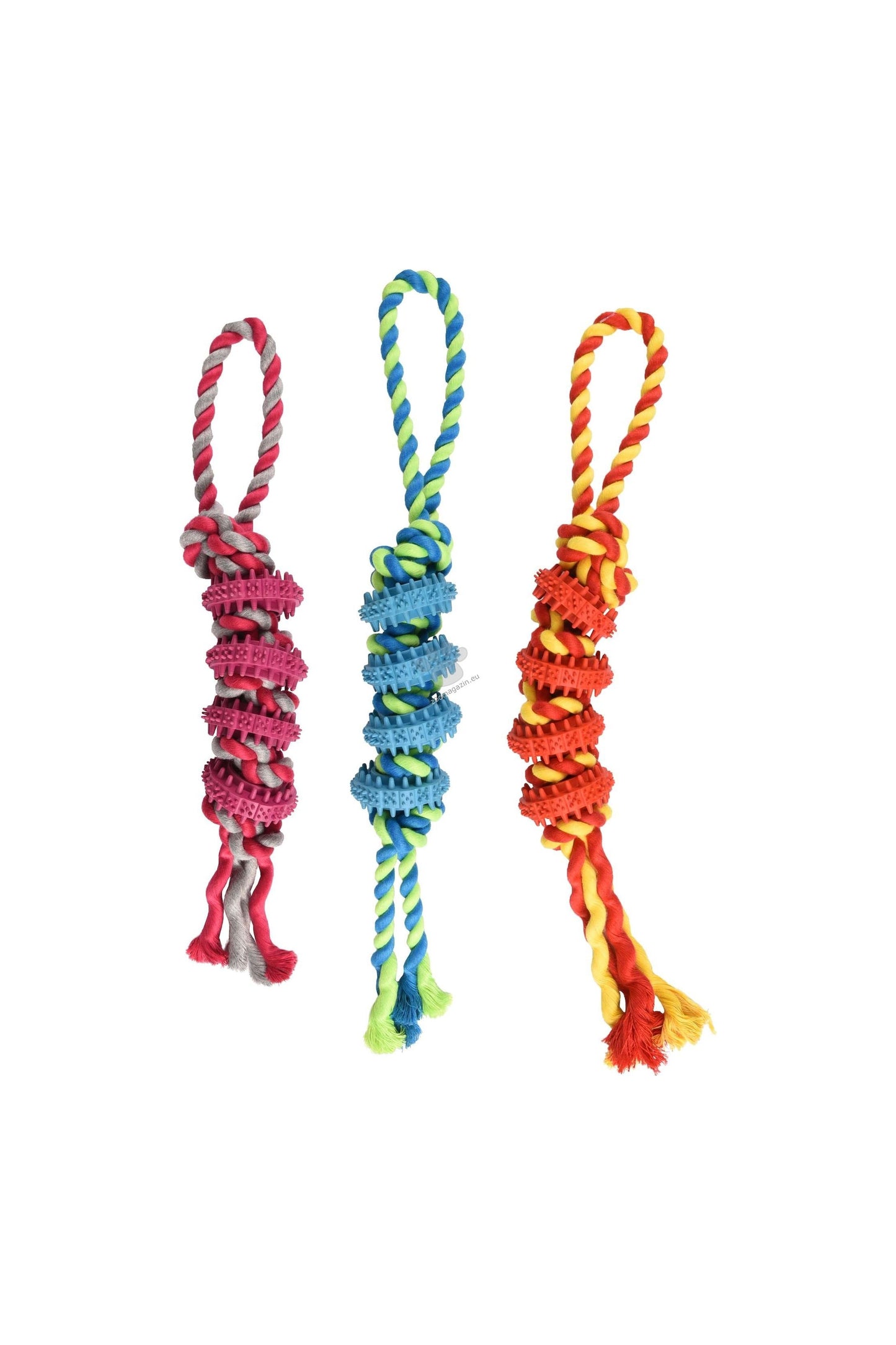 Flamingo Toy Waylen Disc Dental with Rope - играчка за куче 40 см