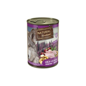 Natural Woodland - със заешко месо, картофи, ябълка и мащерка 400 г