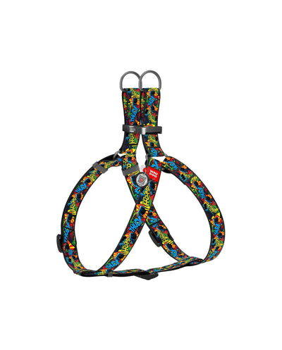 Collar Waudog Nylon Dog Harness Batman Bright - нагръдник