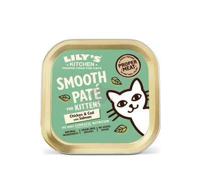 Lilys Kitchen Cat Chicken, Cod & Salmon Kittens - пастет за котки над 2 месеца с пилешко и риба треска 85 гр.