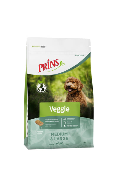 Prins ProCare Veggie - студено-пресована храна за кучета с непоносимост към животински протеин, здравословни проблеми изключващи месото от дневното меню 3 кг.