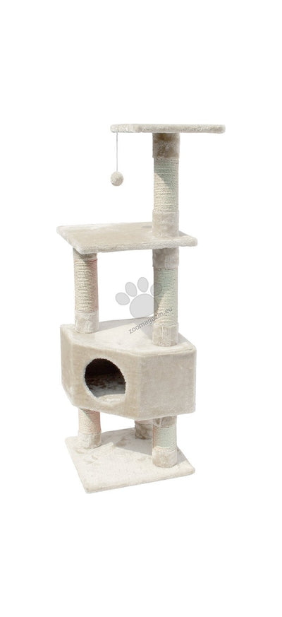 EBI Loonaa - драскало за котки , за ъгъл 40/40/137 см., бежово