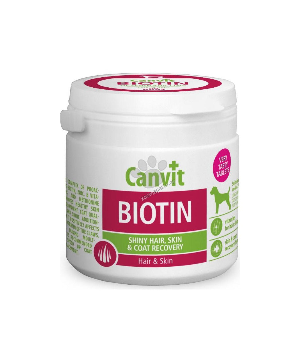 РАЗПРОДАЖБА Canvit Biotin for dogs - таблетки с биотин за малки кучета 100 гр