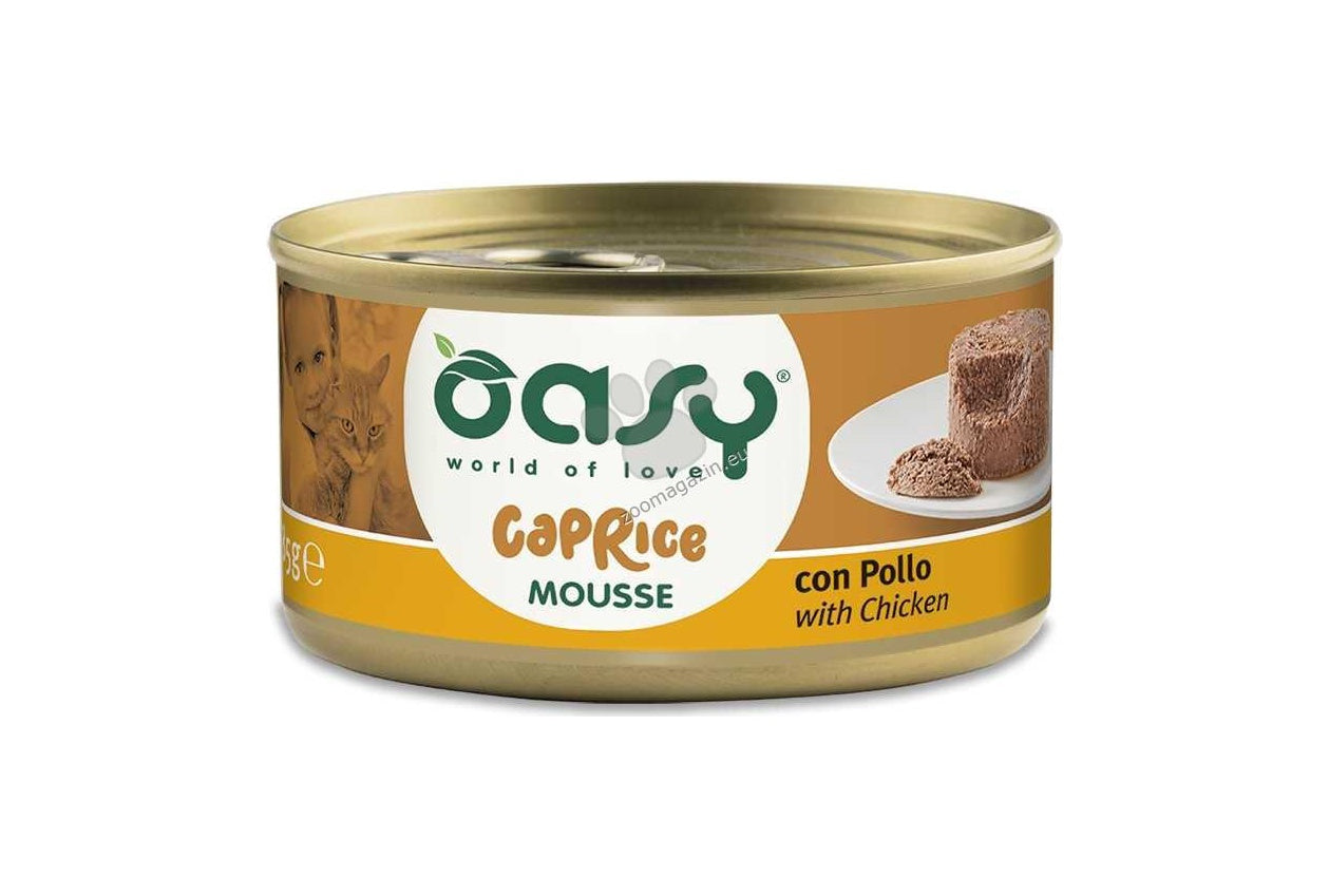 Oasy Caprice Mousse with Chicken - мус за котки с пилешко 85 гр.