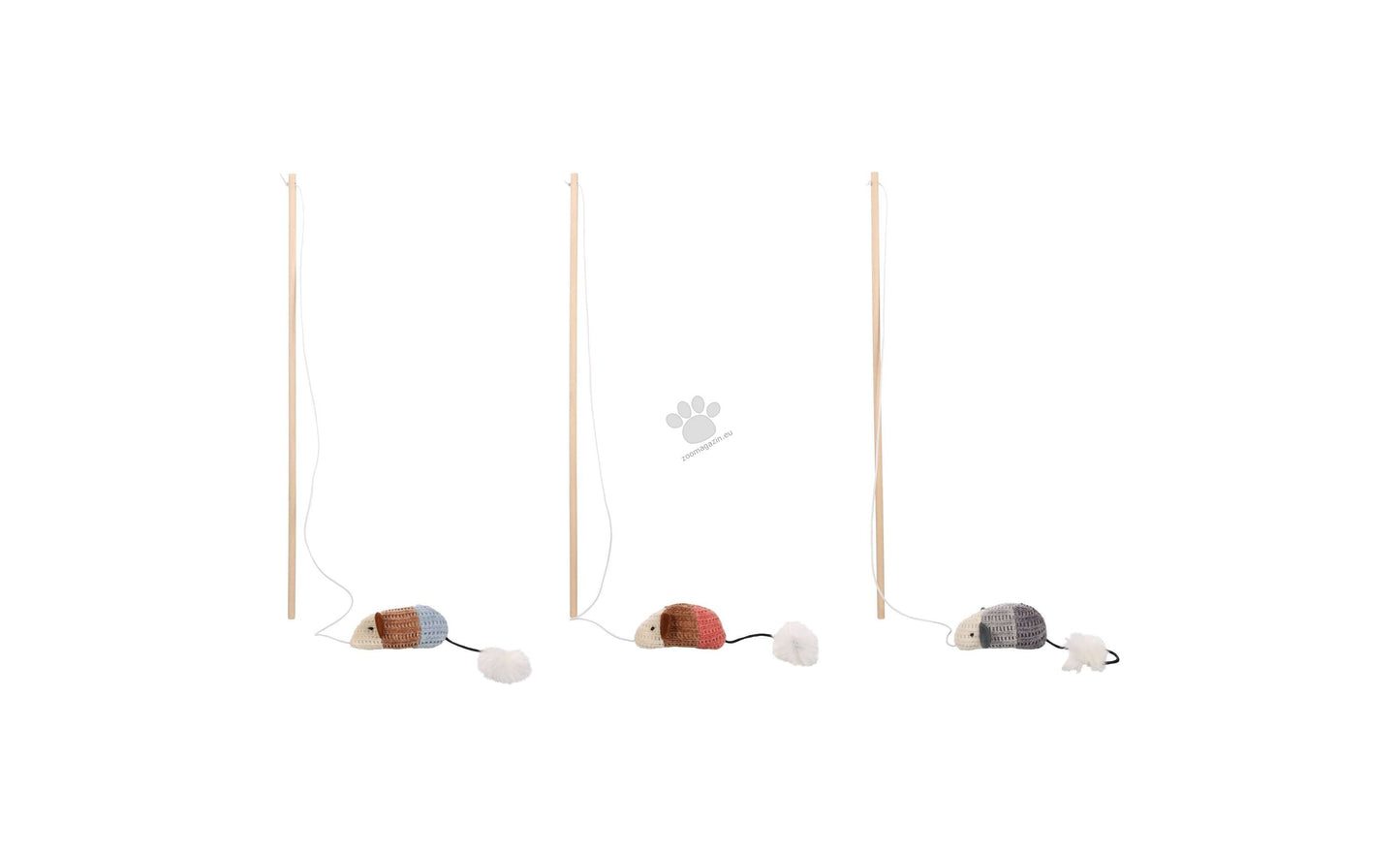 Flamingo Blaro dangler with mouse - въдица за котки 45 см