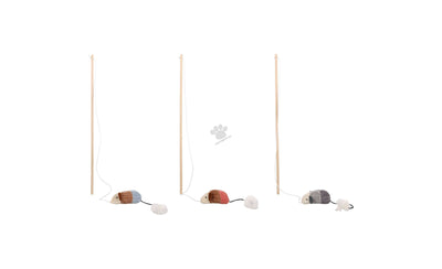 Flamingo Blaro dangler with mouse - въдица за котки 45 см