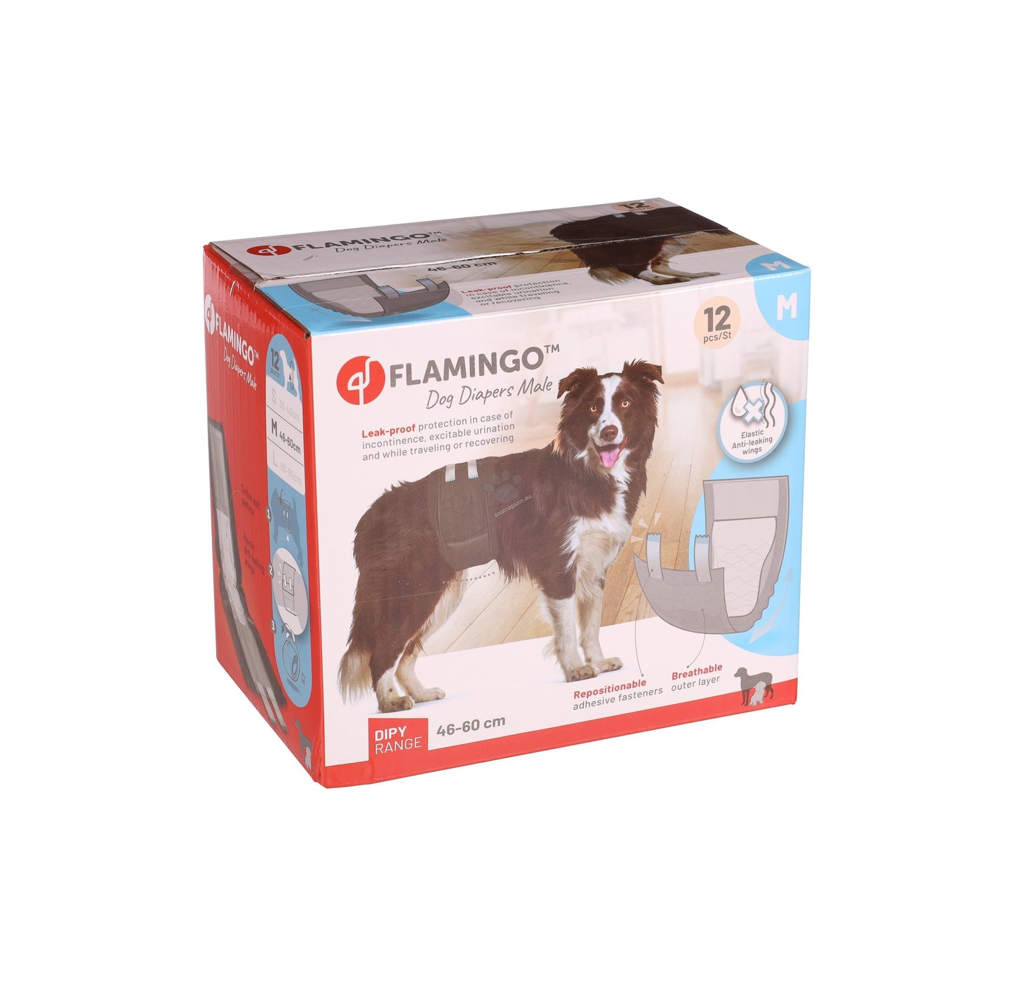 Flamingo Diaper Male Dipy - хигиенни гащи за мъжки кучета