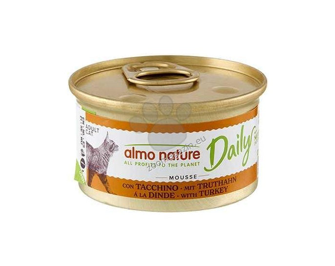 Almo Nature Daily Mousse with Turkey - консерва за котки с пуешко месо