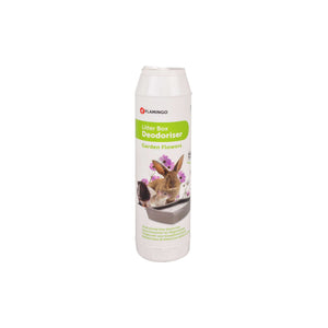 Flamingo Odour remover Garden Flowers White - препарат за отстраняване на миризми 750 гр