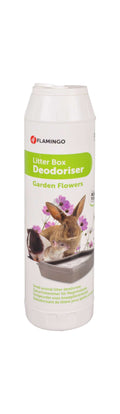 Flamingo Odour remover Garden Flowers White - препарат за отстраняване на миризми 750 гр