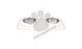Enjoy Set 2 Castroane Inox&Suport Silicon - правоъгълна двойна купа със силиконов кант в сиво 2 x 320 мл
