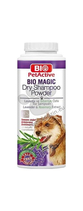 Bio Pet Active - сух шампоан, пудра за кучета Bio magic 150 гр.