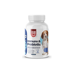 Paw2Paw Immuno & Probiotic - хранителна добавка за имунитет и здрав чревен тракт 90 таблетки