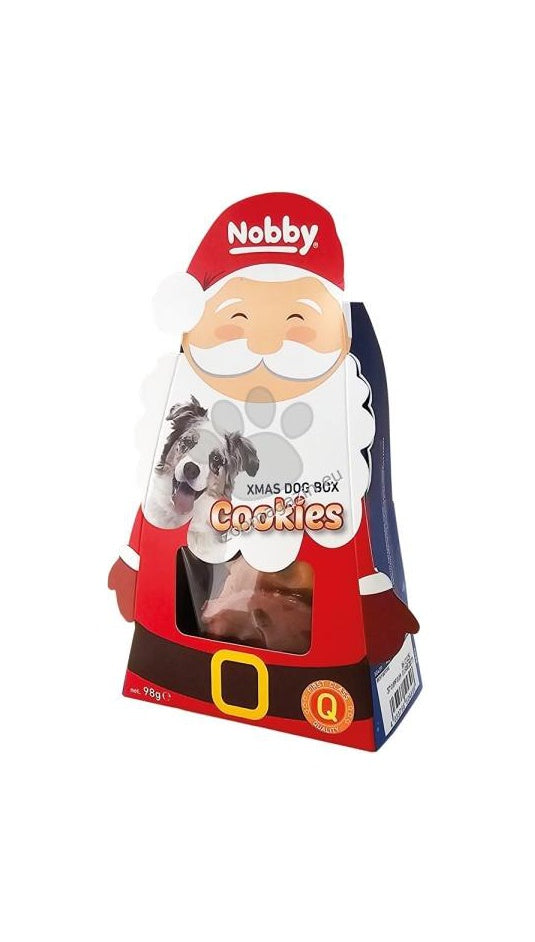 Nobby StarSnack Xmas Box Dog 98 - коледна кутия с бисквитки от месо