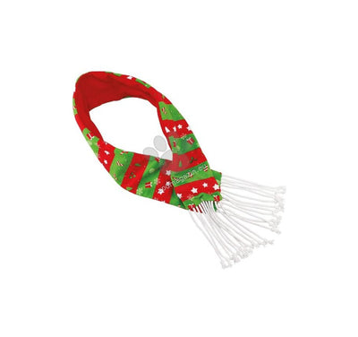 Nobby Xmas Scarf With Fringe - коледен шал /50 x 6 см/