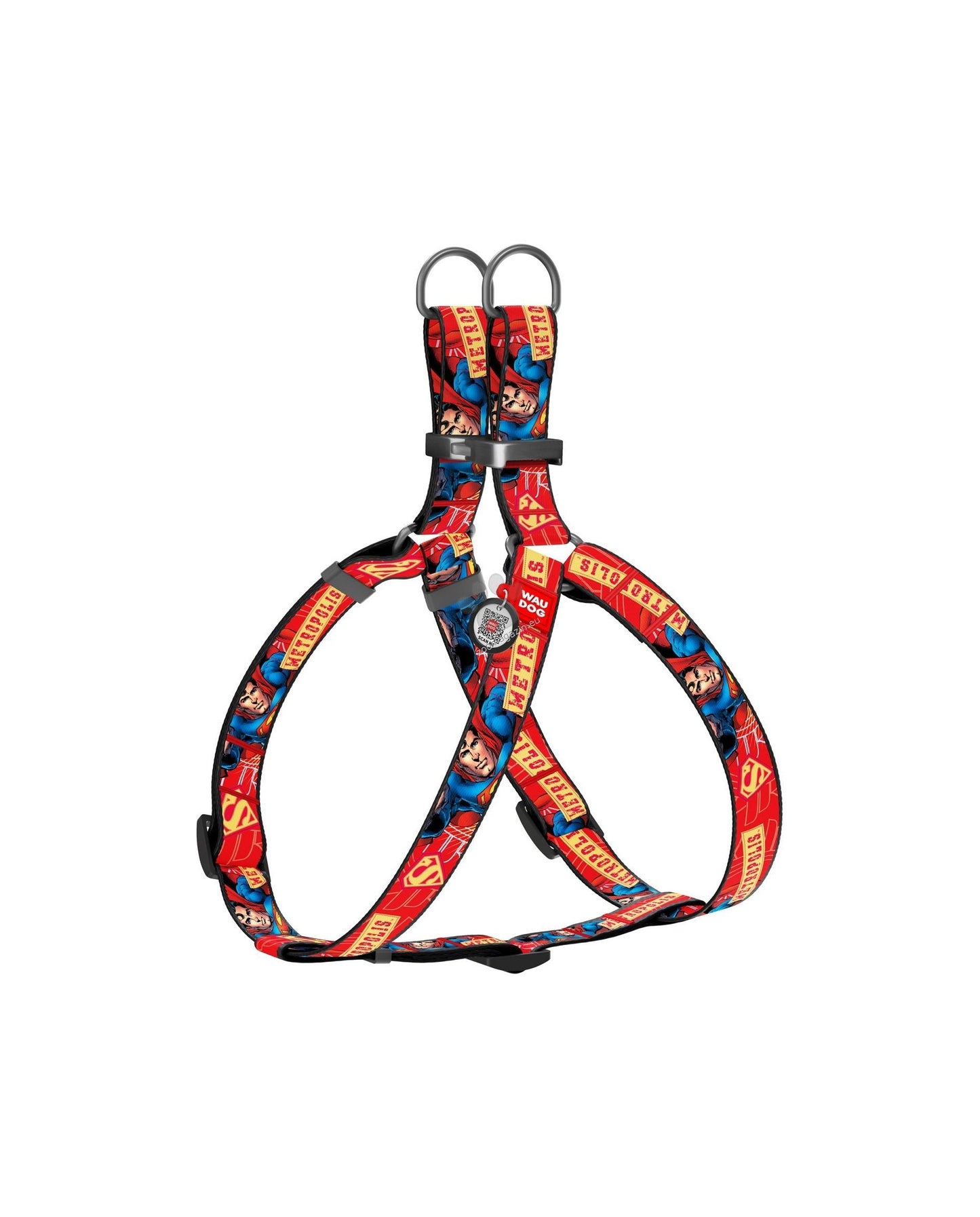 Collar Waudog Nylon Dog Harness Superhero - нагръдник