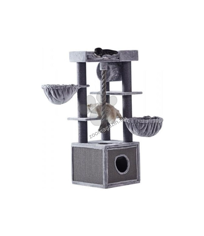 Nobby cat scratcher Adile - котешка драскалка 60 / 60 / 166 см сив