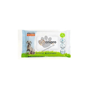 Anipro - антибактериални биоразградими хигиенни кърпички, 40 бр, 15x20 см