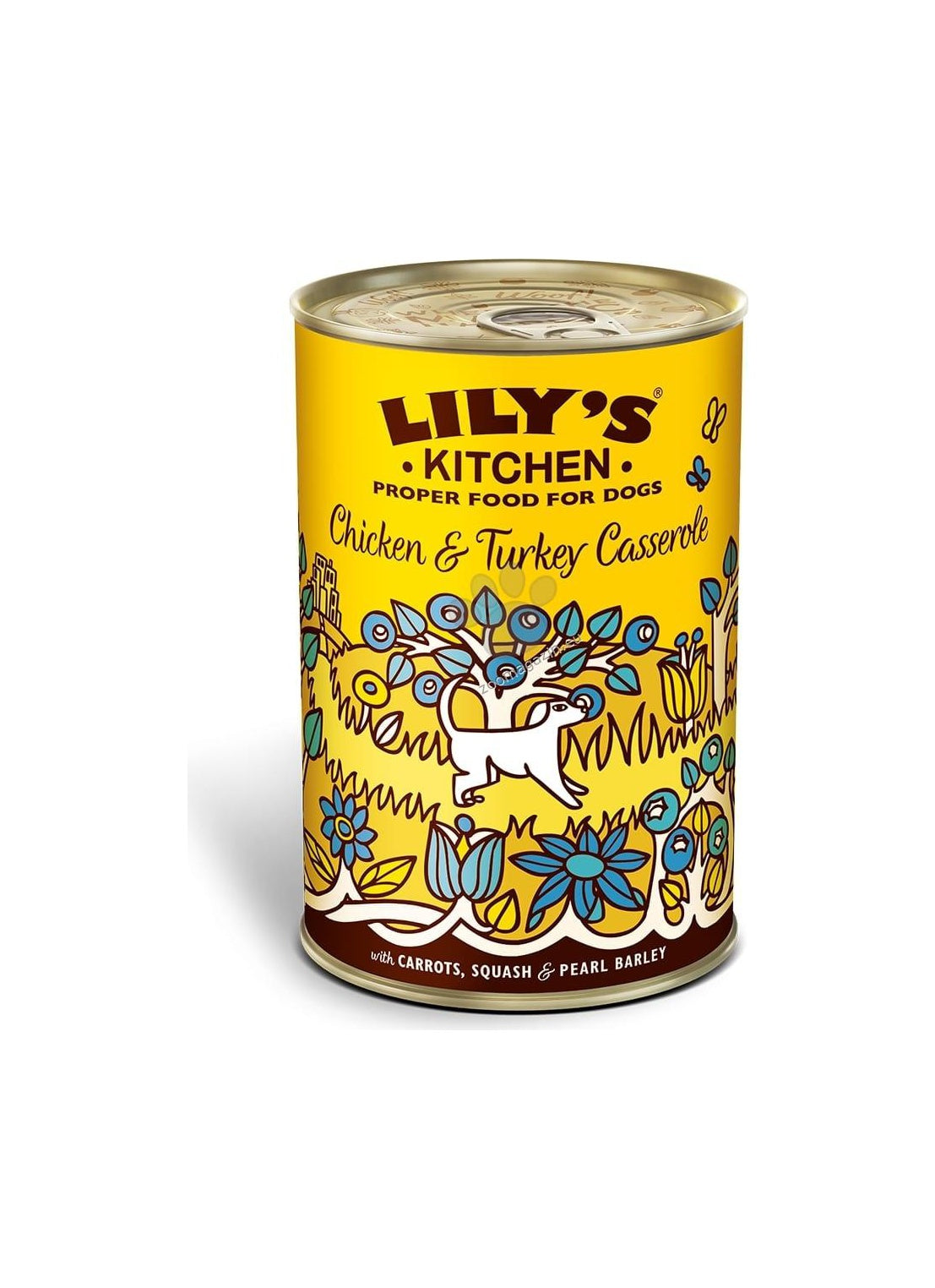 Lilys Kitchen Dog Chicken and Turkey Casserole - консерва за кучета с пилешко и пуешко 400 гр