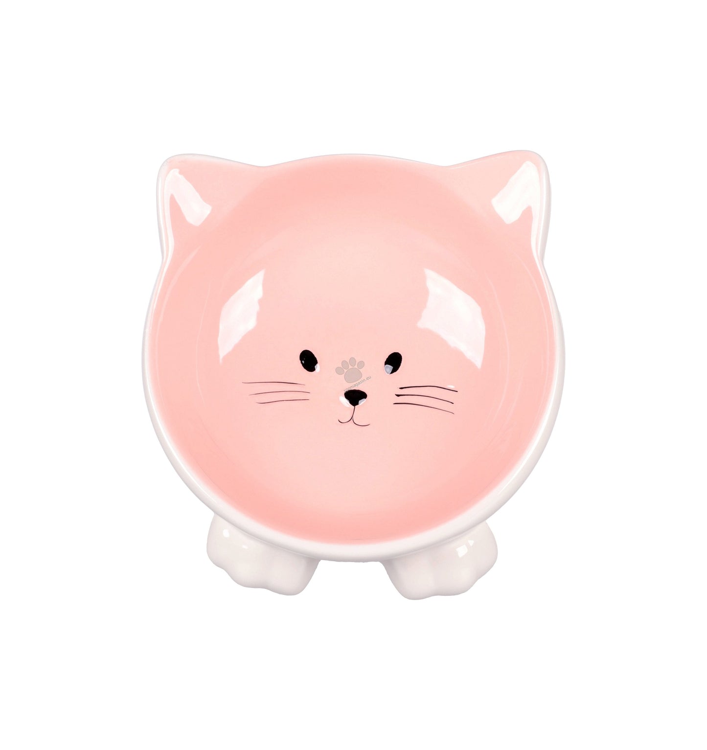 Flamingo Feeding and Drinking bowl Puzi - купичка за котки, розова, 125 мл