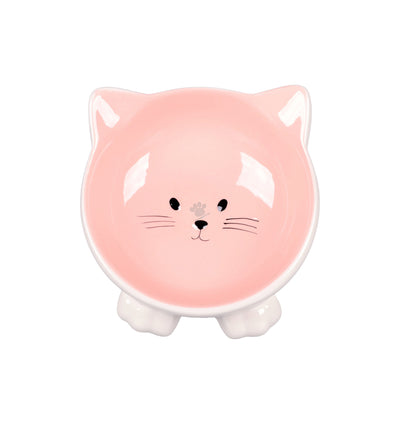 Flamingo Feeding and Drinking bowl Puzi - купичка за котки, розова, 125 мл