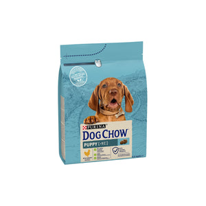Dog Chow Puppy - пълноценна храна с пилешко месо, за кучета от 1 до 12 месеца 2,5 кг