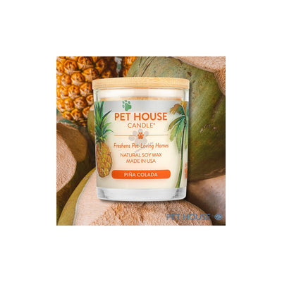 Pet House Candles Pina Colada - натурална свещ с аромат на пина колада 255 гр
