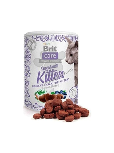 Brit Care Superfruits Kitten - лакомство за котенца без зърнени култури 100 гр