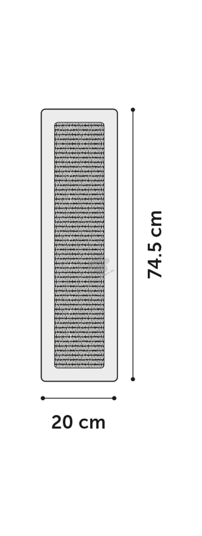 Flamingo Scratching Board Shiro Brown M - котешка драскалка 20 / 1,5 / 74,5 см