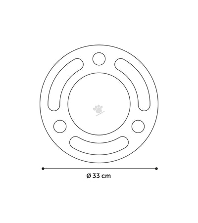 Flamingo Scratching Toy Crabi Circle 6 Holes - драскалка за котки 33 / 5.5 см