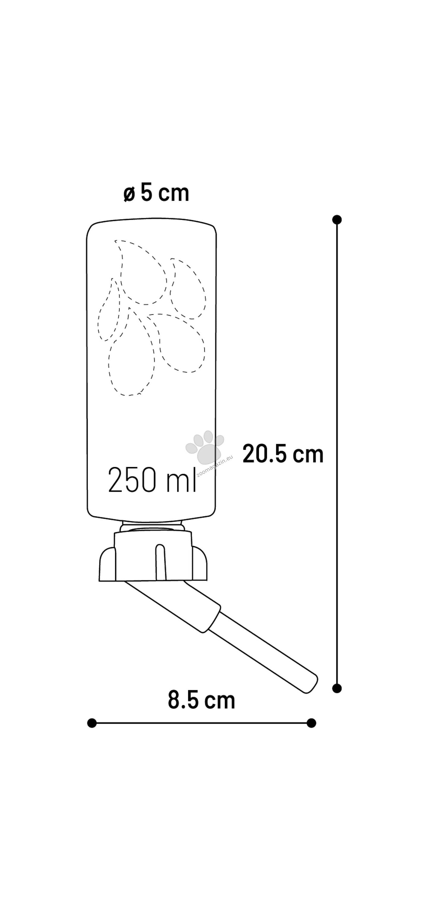 Flamingo Drinking Bottle Sippy - поилка за гризачи (синя)