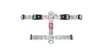 Max Molly H-Harness Magic Zebra - нагръдник за кучета