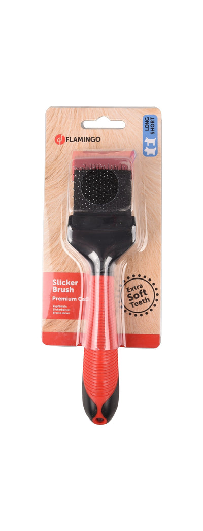 Flamingo Premium Slicker Brush - четка за кучета 20 см.