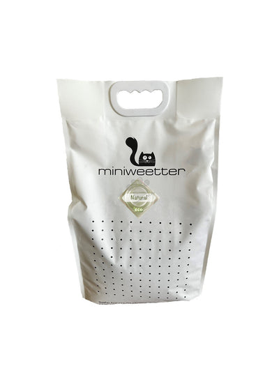 Miniweetter Natural - екологична котешка тоалетна от соя  без аромат