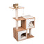 Flamingo Scratching Tree Dana Brown and White - котешка катерушка 74 / 35 / 107 см