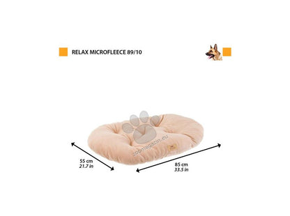 Ferplast Relax Microfleece 89/10 - мек дюшек от микрополар 55 / 85 см, тъмносив