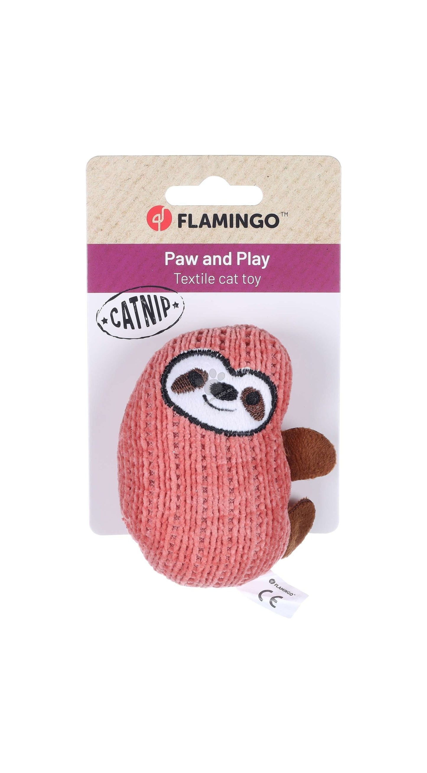 Flamingo Blaro Sloth - плюшена играчка 9.2 см