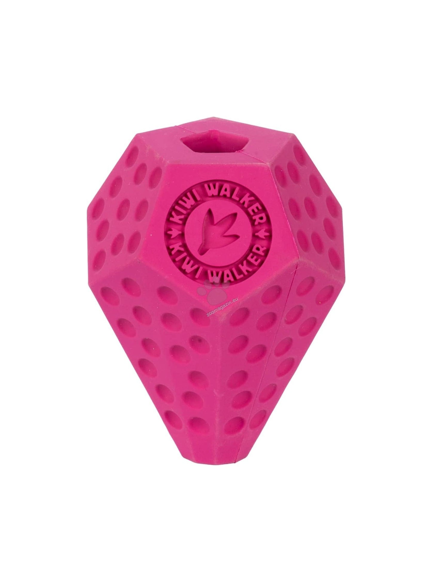 Kiwi Walker Lets Play Diaball Pink - гумена играчка за лакомства 10 см, розов