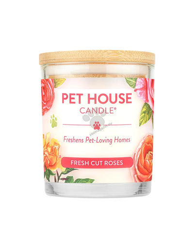 Pet House Candles Fresh Cut Roses - натурална свещ с аромат на рози