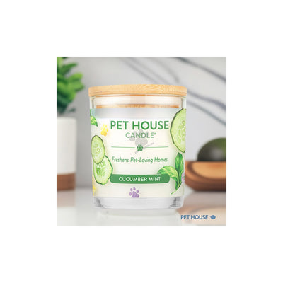 Pet House Candles Cucumber Mint - натурална свещ с аромат на краставица и мента