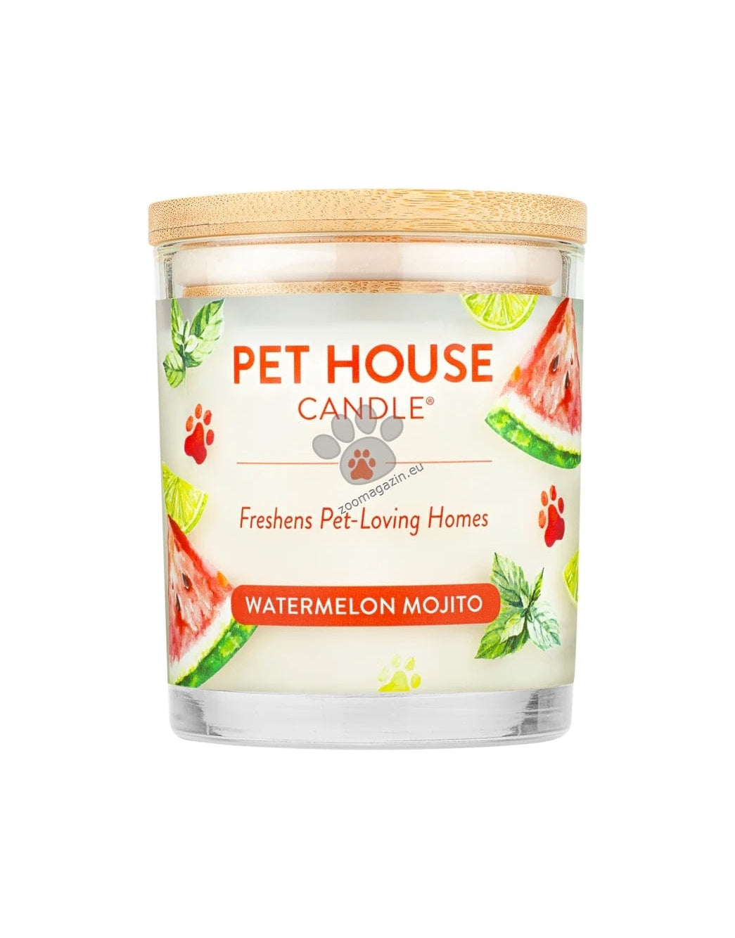 Pet House Candles Watermelon Mojito - натурална свещ с аромат на диня