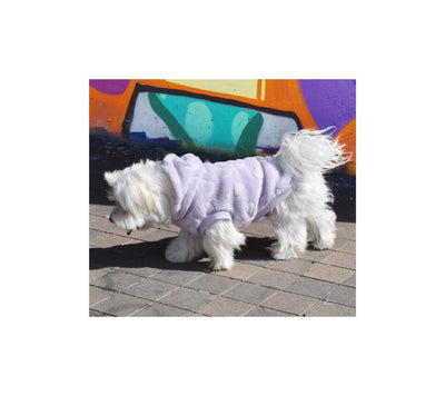 Nayeco Heart Hoodie - суитшърт за кучета (лилав)