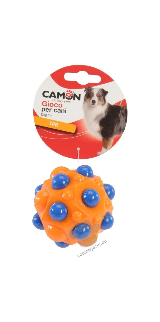 Camon TPR Geometric Ball - играчка за куче 7 см