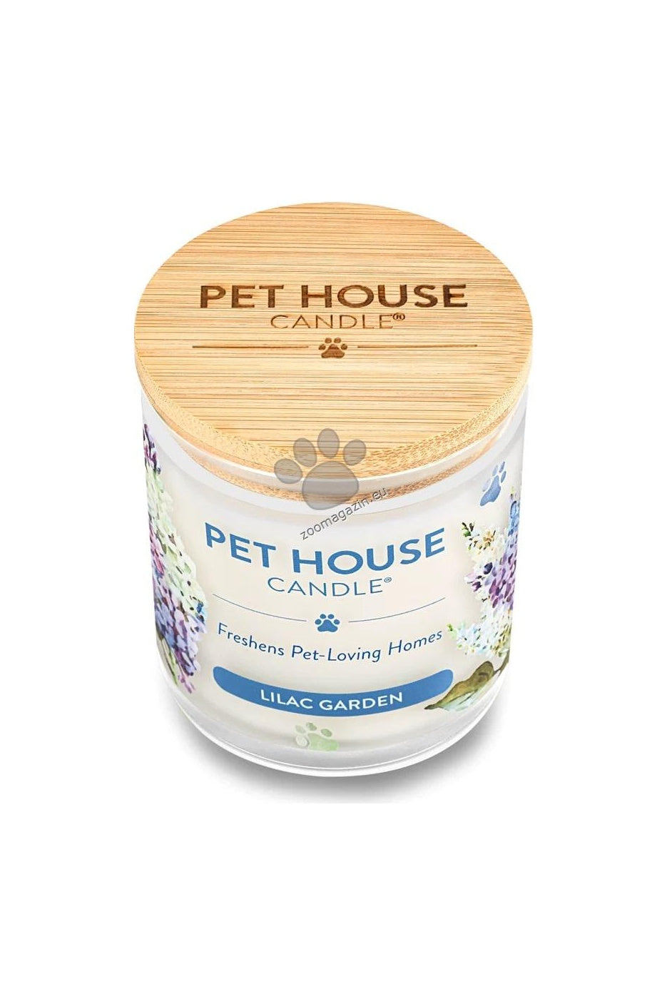Pet House Candles Lilac Garden - натурална свещ с аромат на люлякова градина 255 гр.