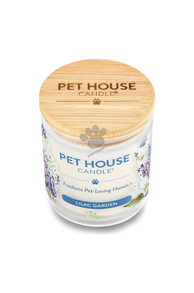 Pet House Candles Lilac Garden - натурална свещ с аромат на люлякова градина 255 гр.
