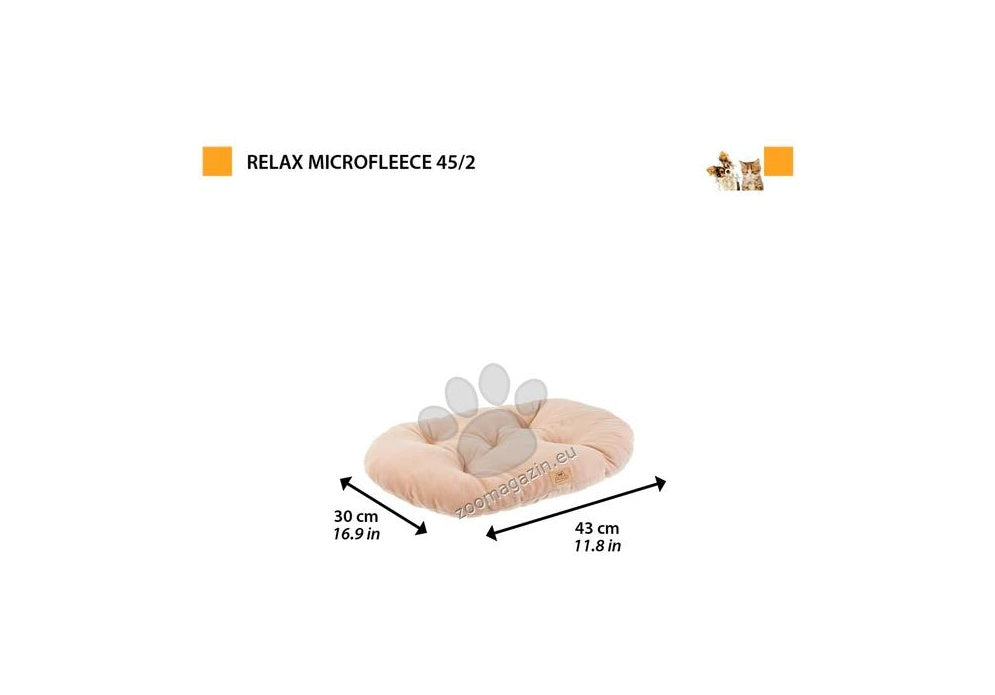 Ferplast Relax Microfleece - мек дюшек от микрополар 43 / 30 см