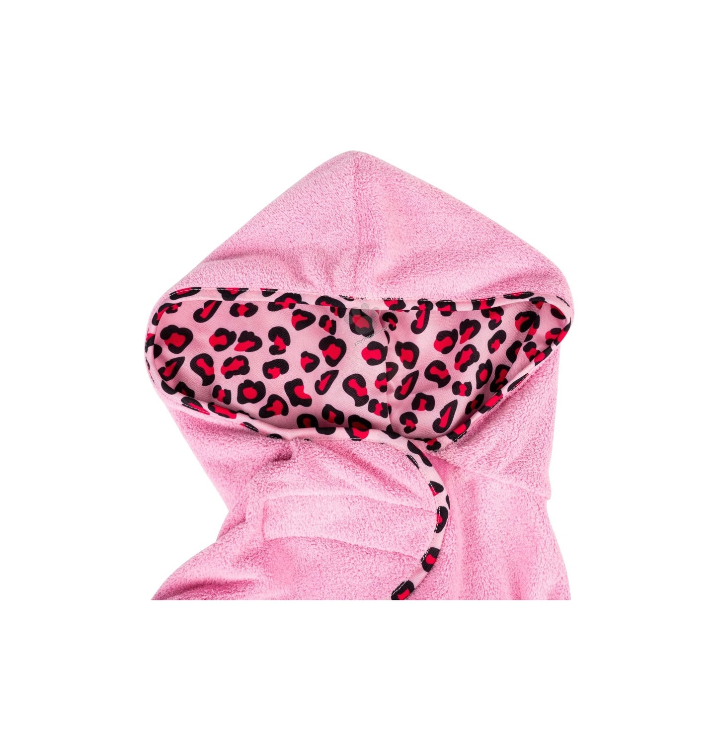 Max Molly Bath Robe Leopard Pink - халат за кучета