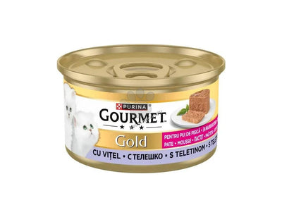 Gourmet Gold Kitten Mousse Veal - пастет за котки с телешко месо 85 гр